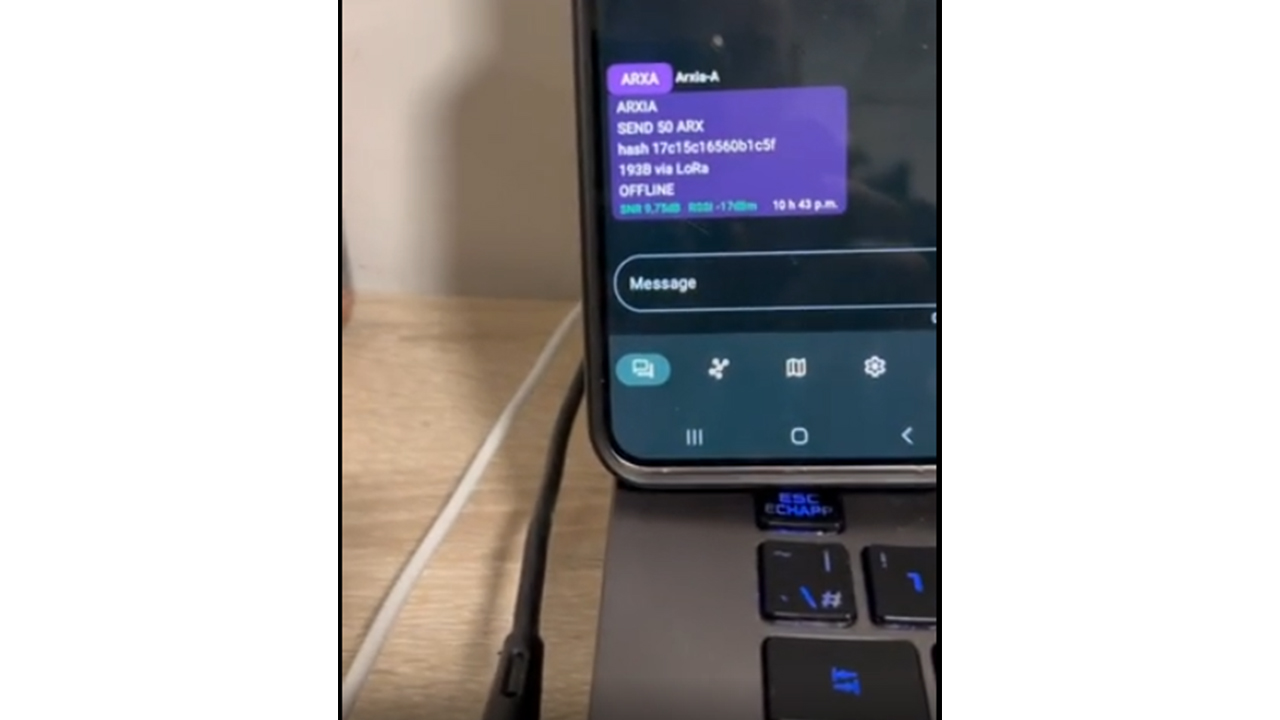 Arxia, The Next Major Layer 1, Records First Blockchain Transaction Over LoRa Radio Without Internet, Cellular, or Satellite